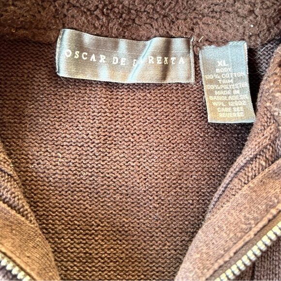 “Oscar de la Renta XL Brown Men’s Sweater | Pre-Loved - Picture 5 of 5